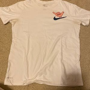 Nike logo white tee small